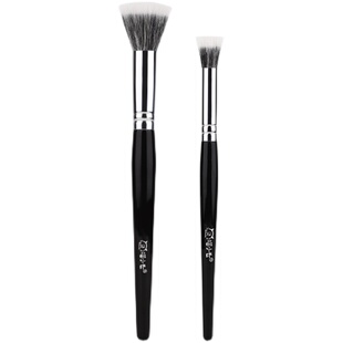 喵小七点彩腮红刷动物毛光峰羊毛遮瑕散粉刷多功能化妆刷美妆刷子