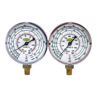 原装正品REFCO瑞士原装R22/R134a加氟高低压表压力表加氟表头