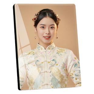 相框摆台照片定制洗照片做水晶婚纱照相片冲印挂墙打印全家福相册