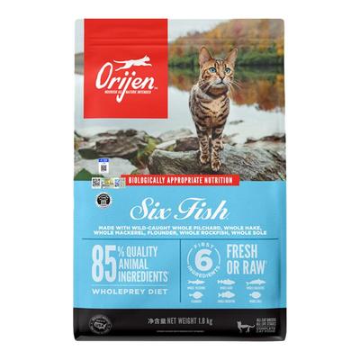 Orijen六种鱼猫粮1.8kg美毛靓肤