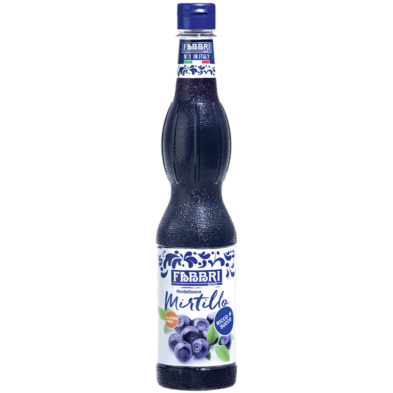法布芮fabbri蓝莓糖浆意大利进口