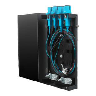 烽易通 4/8/12/24口SC/FC/ST/LC48口SC光纤终端盒熔接24口光纤配线架盒 光纤盒接续盒光缆接头盒含尾纤 满配