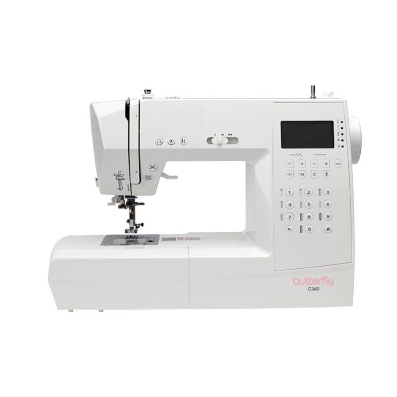 【官方旗舰】蝴蝶牌C340/2340家用电动多功能缝纫机自动剪线吃厚