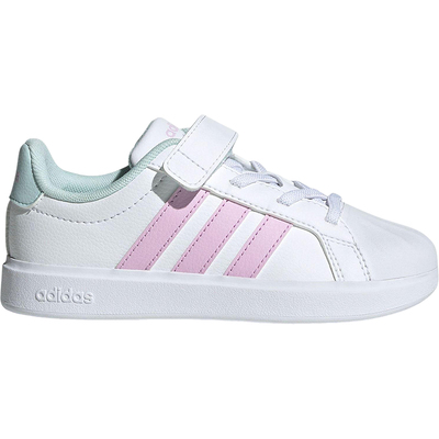 Adidas/阿迪达斯正品STREETTALK EL小童运动魔术贴低帮板鞋JQ8599