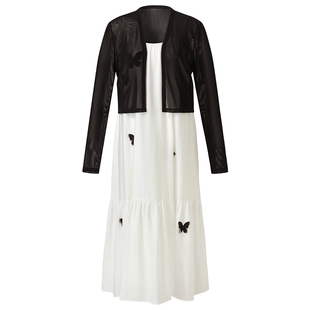 【立体蝴蝶】歌莉娅两件套装裙女2025新款春装气质绝美一整套穿搭