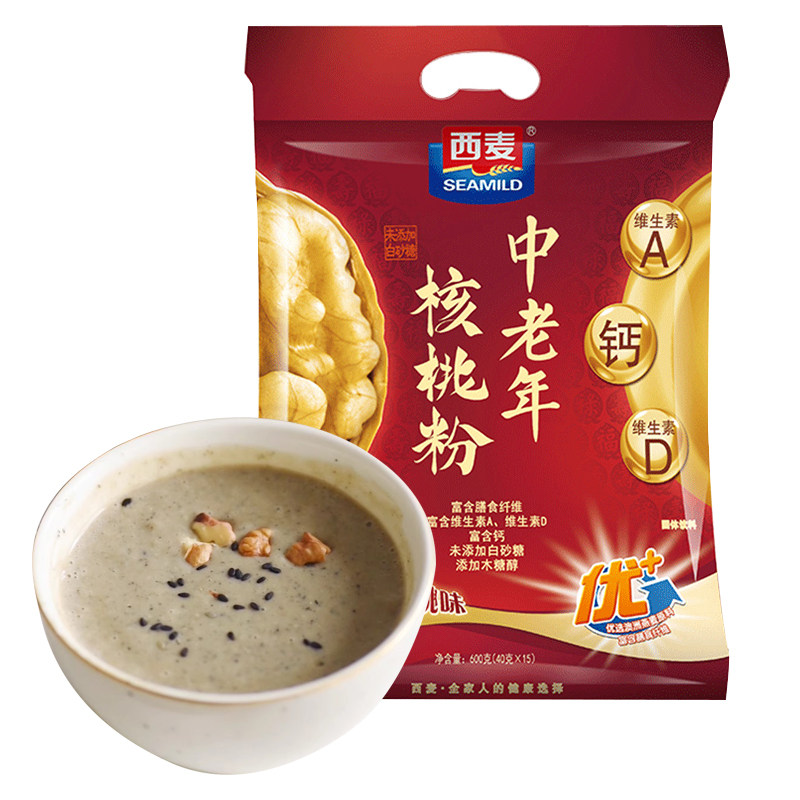 西麦中老年核桃粉600g独立小包