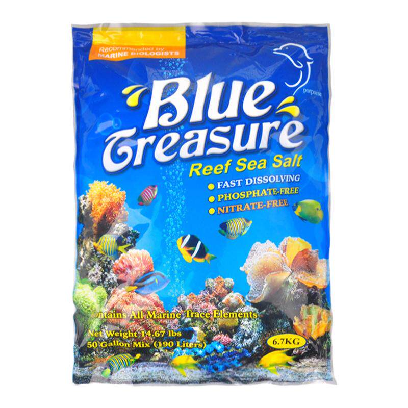蓝色珍品海水盐珊瑚鱼盐整箱