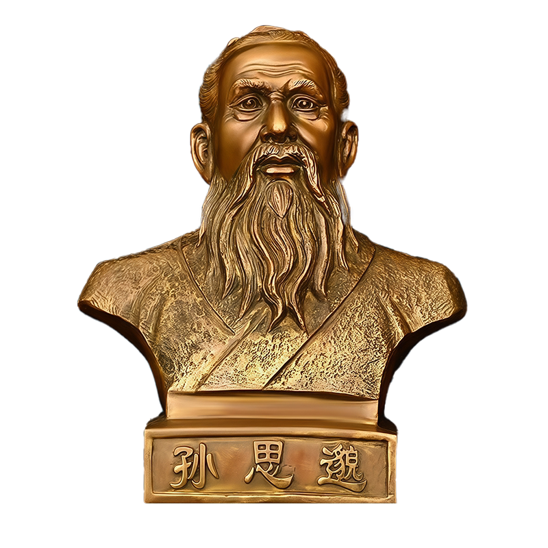 五大名医铜像摆件装饰工艺品