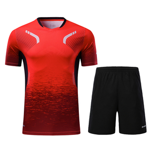 新款儿童羽毛球服套装男童女童短袖裙裤网球服亲子速干运动服圆领