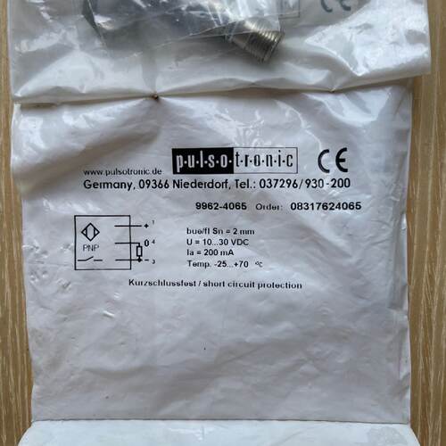 波尔索接近开关传感器9962-4065，两个，全拍前询价下单