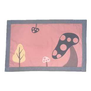 天阳中号水晶棉枕套纯棉一对装四层纱布信封式儿童卡通枕头枕芯套