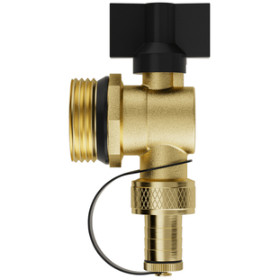 全铜地暖地热暖气片放水阀分水器分配器快接头排水管阀门神器专用