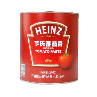 高浓度亨氏披萨意大利面番茄膏