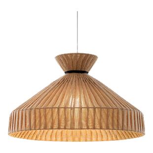 法式奶油风吊灯餐厅北欧ins简约黄麻卧室民宿服装店榻榻米装饰灯