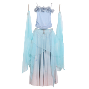 一梦惊鸿古典舞演出服表演练功大摆裙仙女气飘逸身韵渐变古风舞蹈