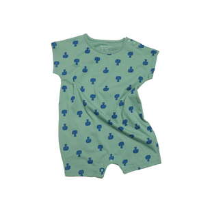 【匹马棉】WhiteWheat新生婴儿连体衣夏季纯棉短袖包屁衣宝宝爬服