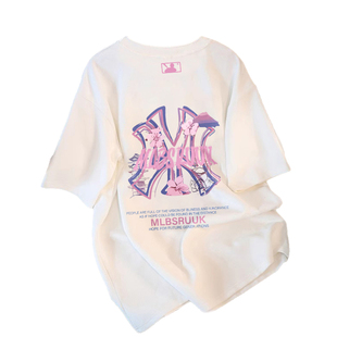 【专柜同款】潮牌联名短袖t恤女生夏季新款初中生大版体恤上衣服