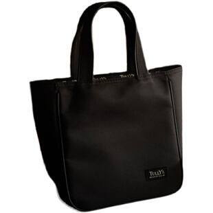 包邮黑色日式手拎包加厚耐脏防水便当包便当袋饭盒袋有水杯位大号