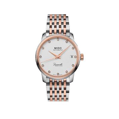 【自营】中古全新未使用美度贝伦赛丽系列女表机械手表玫瑰金礼物