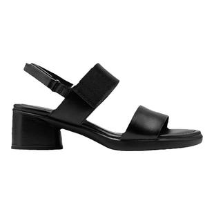 ECCO爱步女鞋粗跟凉鞋 夏季新款一字带高跟凉鞋 雕塑奢华222763