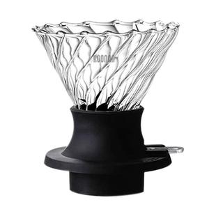 玻璃聪明杯手冲咖啡V60滤杯滴漏式萃取家用冲泡一体过滤器具套装