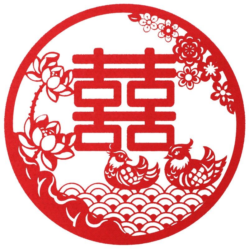 结婚喜字贴窗花门贴玻璃窗贴