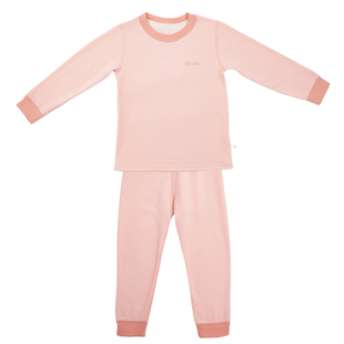 红豆儿童保暖内衣男童女童加厚秋衣秋裤宝宝抑菌羊毛蚕丝睡衣套装