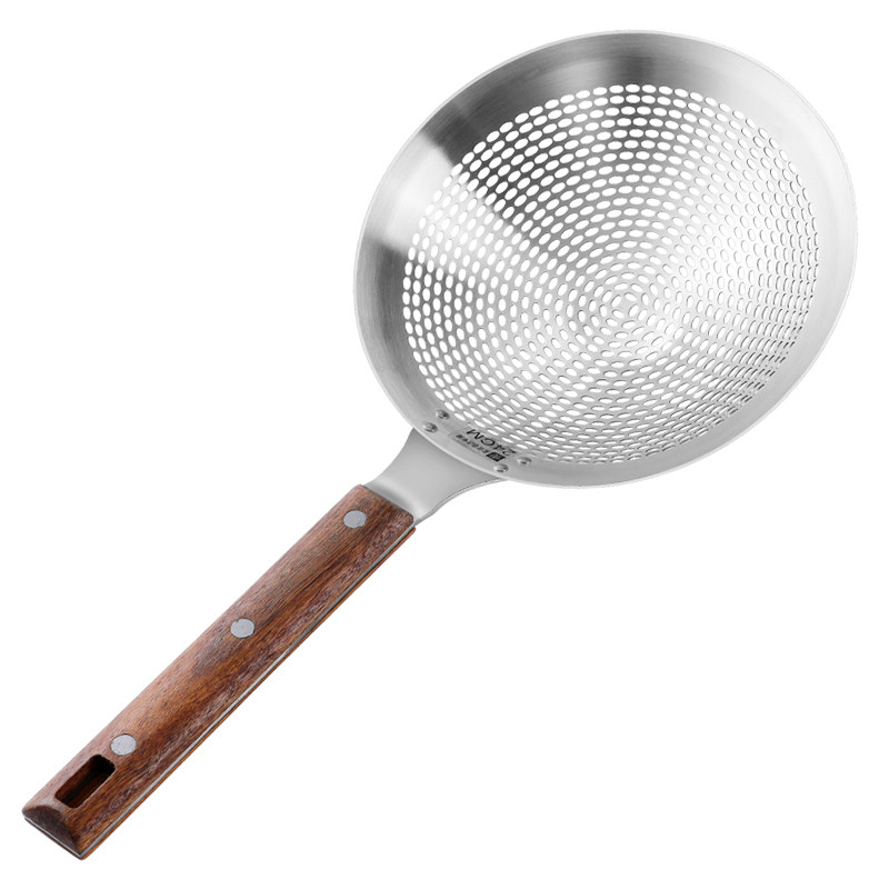 商用特大加厚不锈钢笊篱漏勺过滤网大号厨师专业酒店用品28CM30