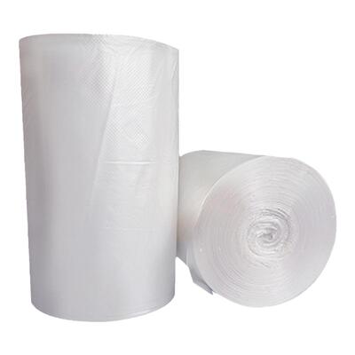 宾馆酒店客房用品一次性白色平口加厚小垃圾袋45*45*50黑色小号