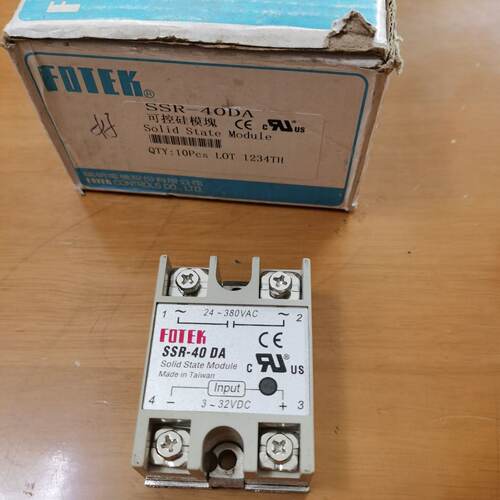 议价SSR-40 DA台湾FOTEK阳明单相固态继电器SSR-40DA 3-24VDC现货