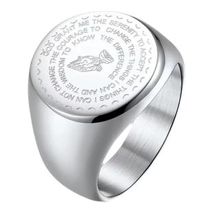 欧美嘻哈ins男士戒指个性复古祈祷之手钛钢情侣指环时尚百搭饰品