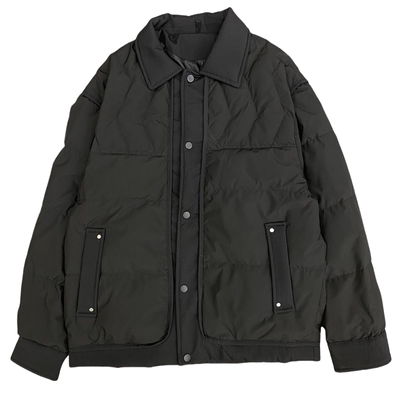 月销破千灰鸭绒短款羽绒服男外套