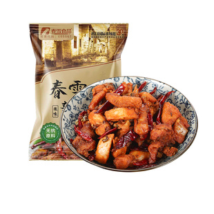 春雪辣香鸡260g*4袋空气炸锅麻辣鸡块清真川味辣子鸡家用料理包
