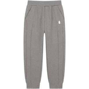 暇步士童装女童运动裤保暖加绒2025秋冬新款大童裤子儿童宽松长裤