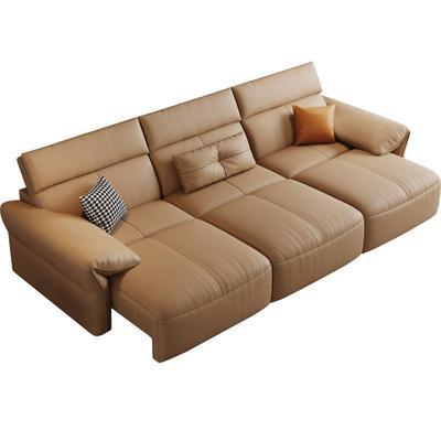 帕朵兰蝶真皮电动伸缩功能沙发