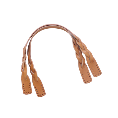 叉子手工早苗款麻花手拎手挽包带