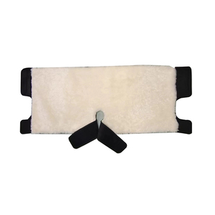 冬季肚子羊毛保暖臀部大腿护腰护臀一体护屁股加厚腹部防寒护腰带