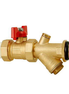 黄铜地暖分集水器阀门开关配件