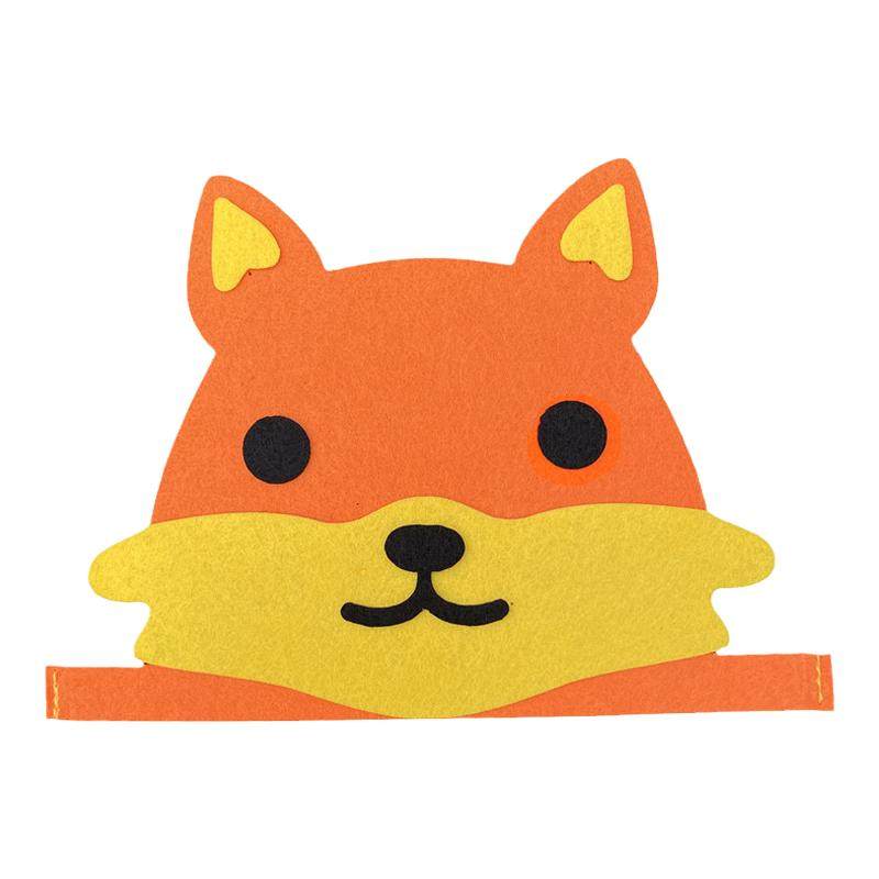 儿童节学校表演道具动物头饰面具