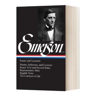 英文原版 Ralph Waldo Emerson Essays and Lectures 爱默生散文集与讲演录 精装 英文版 进口英语原版书籍