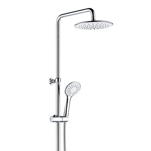 欧琳淋浴花洒套装恒温花洒 升降圆形淋浴器花洒喷头全铜主体正品