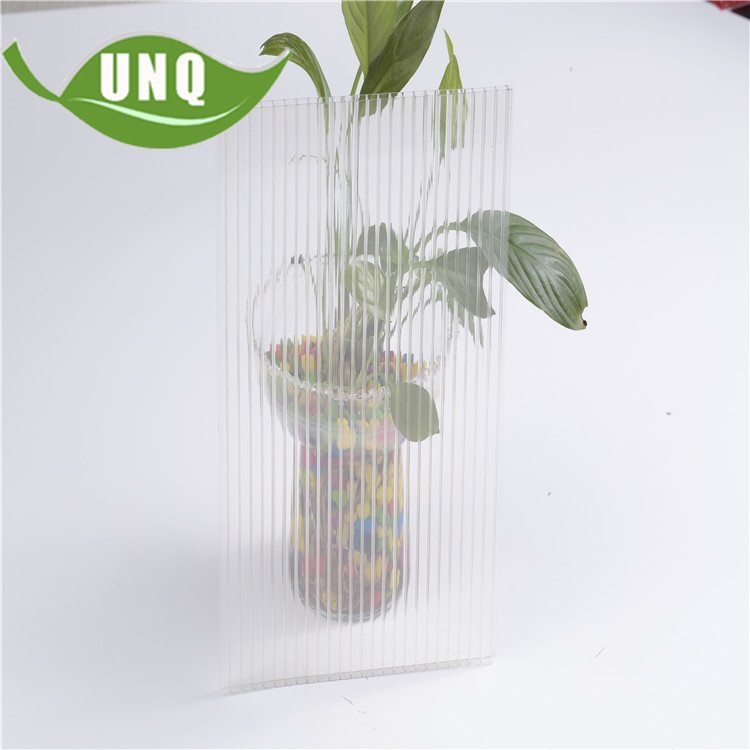 批发透明PC双层阳光板 婚庆装饰阳光板 温室大棚专用pc阳光板