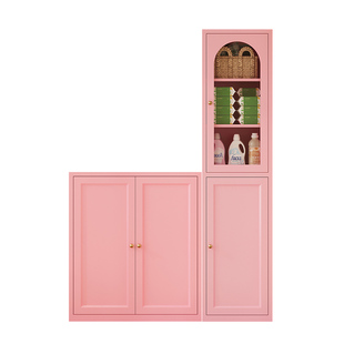 阳台金属鞋柜钢制多层带门防雨淋防晒防霉家用小矮柜储物柜收纳柜