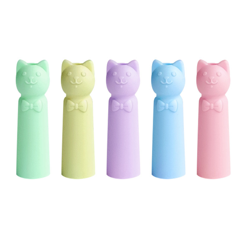 买1桶送1桶】小猫软胶铅笔帽