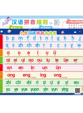小学一年级汉语拼音字母卡片
