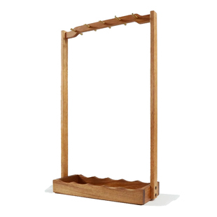 赋比兴 檀香木笔架笔挂 多功能书法置物架 新中式桌面笔架简约文房四宝桌面收纳置物架 实木毛笔挂架毛笔架子