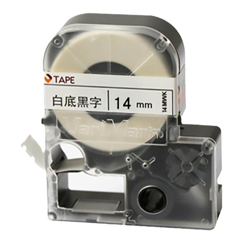 威码聚酯覆膜标签带GT100/GT600/GT1000标签机原装色带6mm 10mm 12mm 14mm通讯线缆标签带固