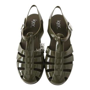 7Z Little现货西班牙IGOR SS24春夏成人妈妈包头罗马凉鞋沙滩鞋