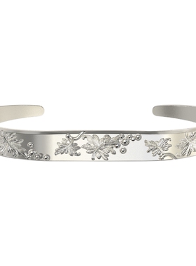 暮后之地葡萄藤纹小众情侣手镯