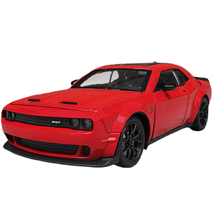 地狱猫合金属汽车模型仿真道奇挑战者玩具车1:24大号跑车摆件男孩